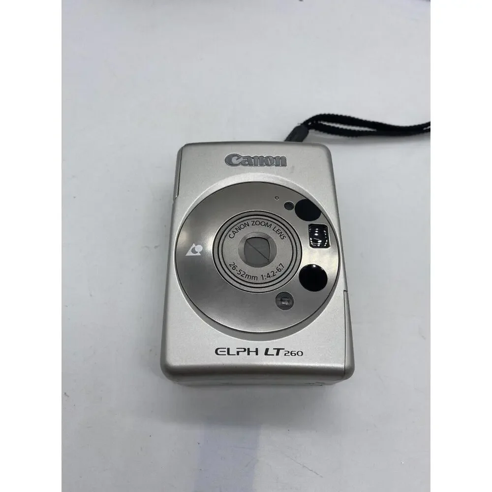 Canon Elph LT260 Camera Automatic w/ Zoom 26-52mm Point & Shoot APS Film Flash